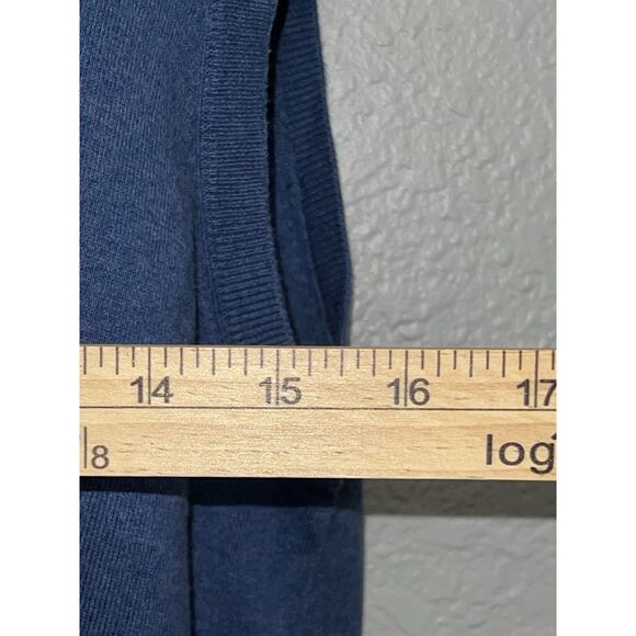 Ralph Lauren Vest Mens L Blue Pony V Neck Casual Sweater Sleeveless - Picture 3 of 5